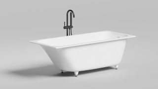 Ванна из искусственного камня Salini Orlanda S-Stone 102026M 170x80см белый матовый